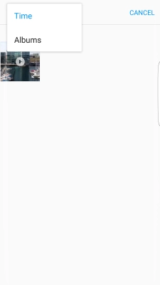 Press Albums and go to the required folder. Press Albums and go to the required folder.