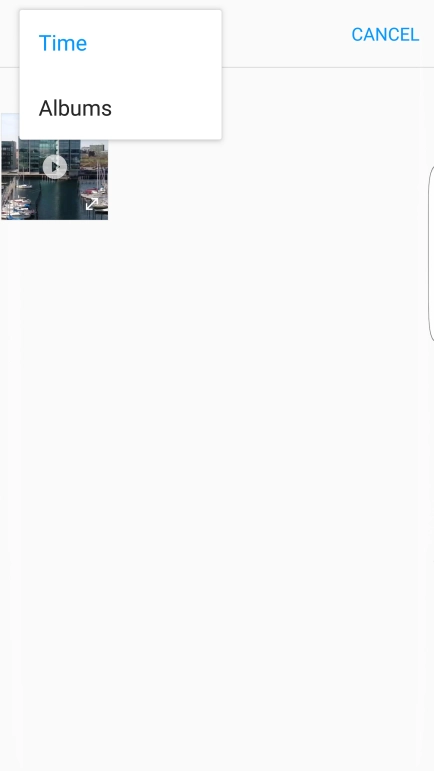 Press Albums and go to the required folder. Press Albums and go to the required folder.