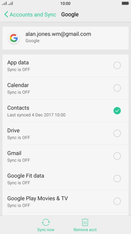 Press the Home key to return to the home screen.