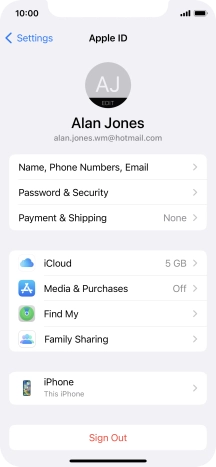 Slide your finger upwards starting from the bottom of the screen to return to the home screen.