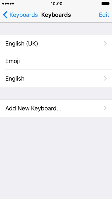 Press the Home key to return to the home screen.