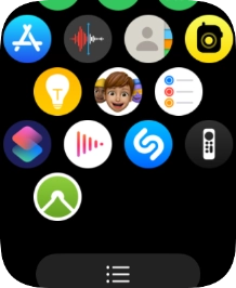 Press and hold the required app.