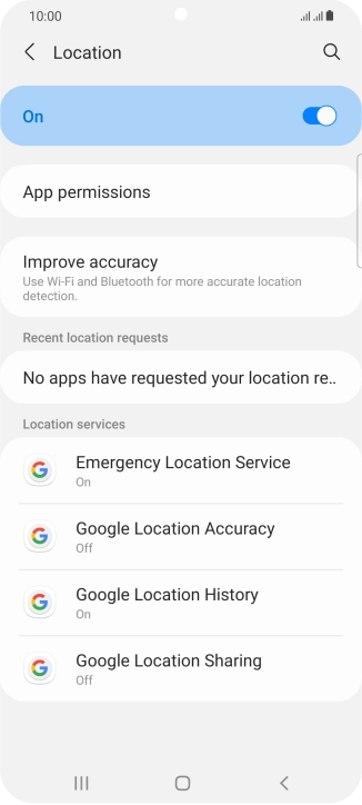 Press App permissions.