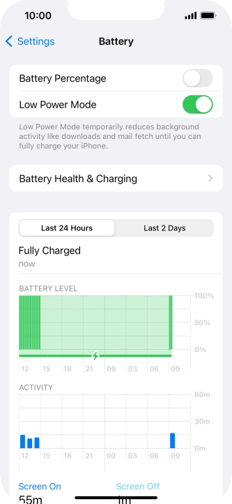 Slide your finger upwards starting from the bottom of the screen to return to the home screen.