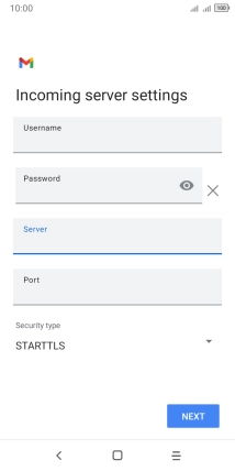 Press the field below 