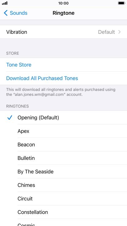 Press the required ring tones to hear them.