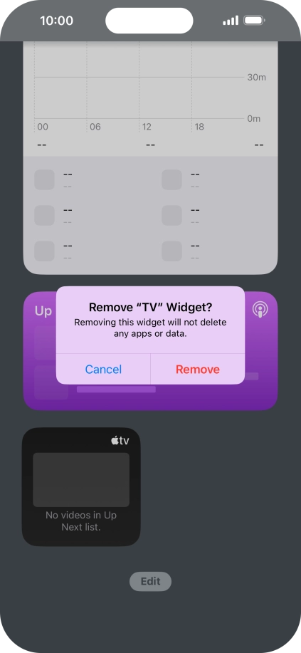 Press Remove.