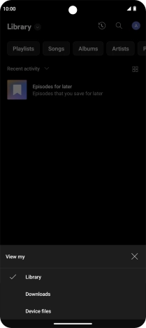 Press the required category and go to the required audio file. Press the required category and go to the required audio file.