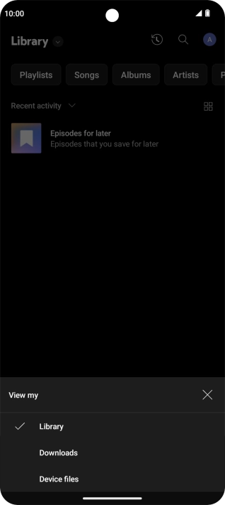 Press the required category and go to the required audio file. Press the required category and go to the required audio file.