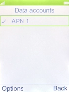 Press the Left selection key. Press the Left selection key.