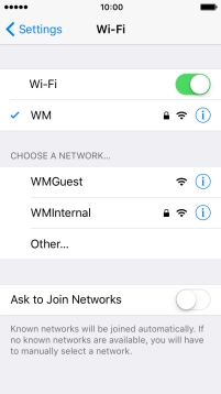 Press the Home key to return to the home screen.