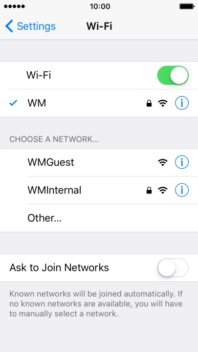 Press the Home key to return to the home screen.