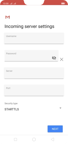 Press the field below 