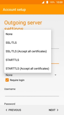 Press None to turn off the function.