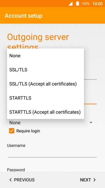 Press None to turn off the function.