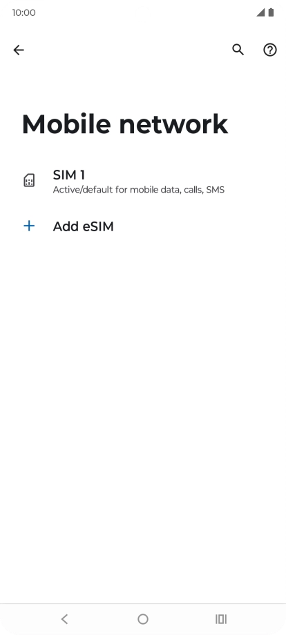 Press Add eSIM.