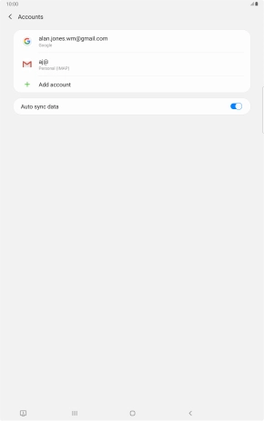 Press the Home key to return to the home screen.