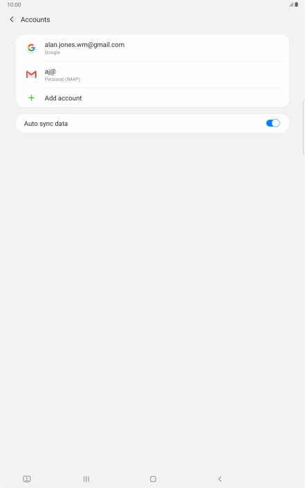 Press the Home key to return to the home screen.