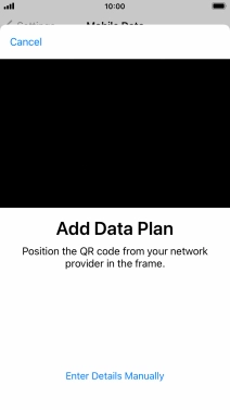 Place the QR code you've received inside the phone camera frame to scan the code. Place the QR code you've received inside the phone camera frame to scan the code.