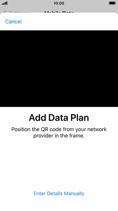 Place the QR code you've received inside the phone camera frame to scan the code. Place the QR code you've received inside the phone camera frame to scan the code.