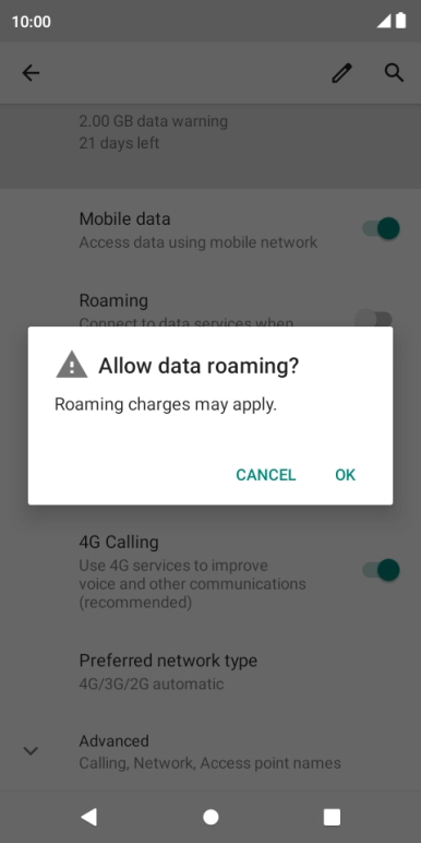 If you turn on the function, press OK.