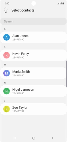 Press the field above 