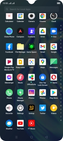 Press Photos and go to the required folder.
