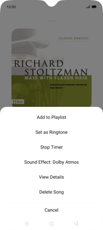 Press Add to Playlist.