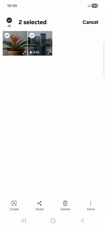 Press Share. Press Share.