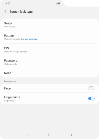 Press None. Press None.