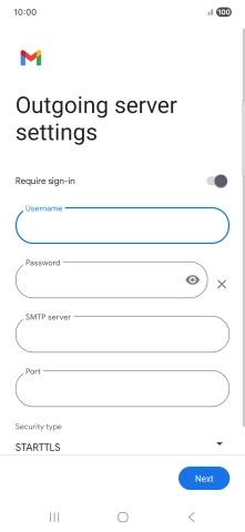 Press the field below 