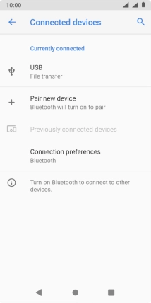 Press Pair new device.