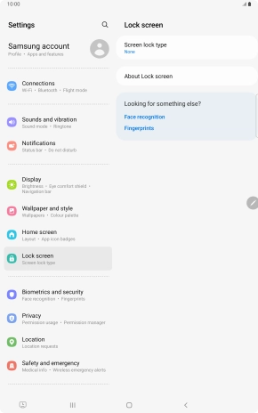 Press the Home key to return to the home screen.