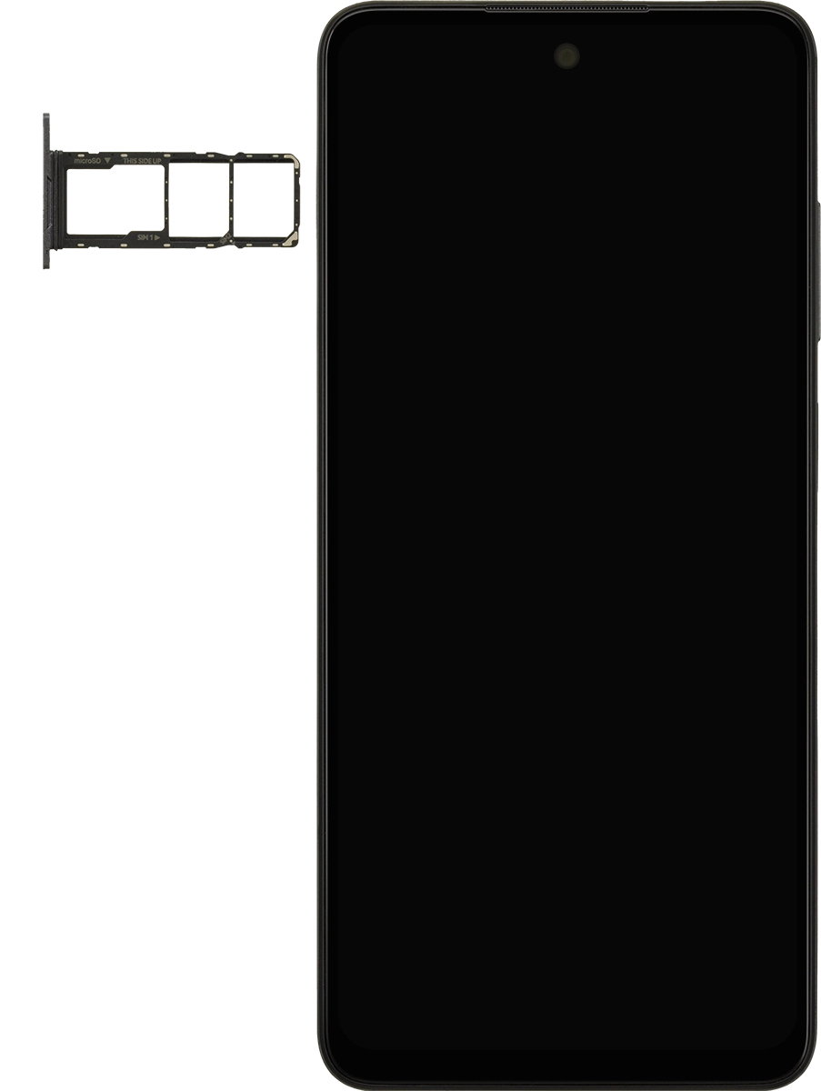 Turn your SIM so the angled corner of the SIM matches the angled corner of the SIM holder.