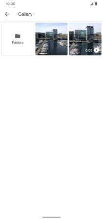 Press Folders and go to the required folder.