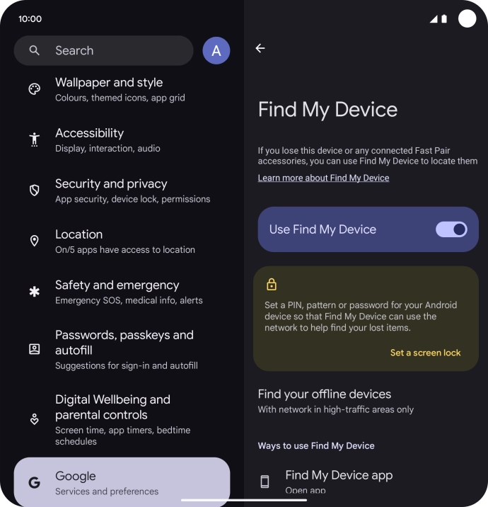 Slide your finger upwards starting from the bottom of the screen to return to the home screen.
