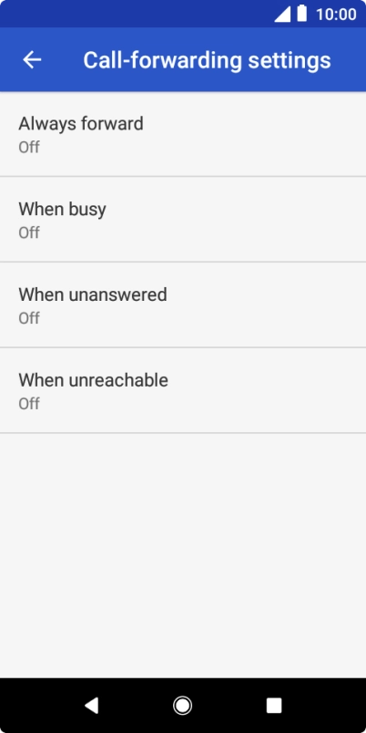 Press the Home key to return to the home screen.