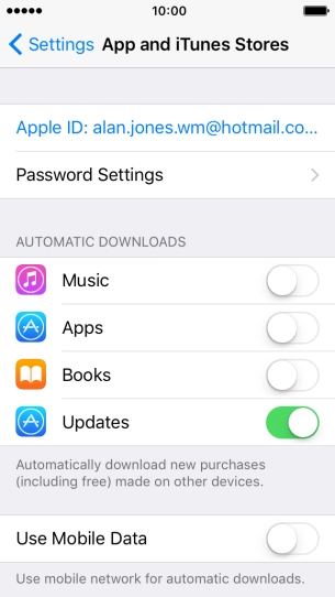 Press the Home key to return to the home screen.