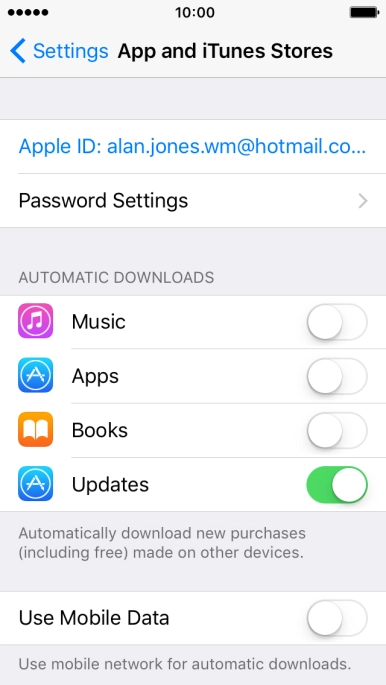 Press the Home key to return to the home screen.
