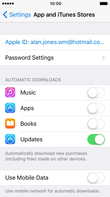 Press the Home key to return to the home screen.