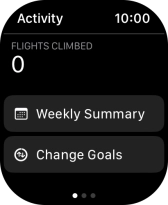 Press the Digital Crown several times to return to the main menu.