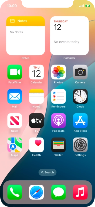 When the battery charging icon is displayed, the battery is charging.