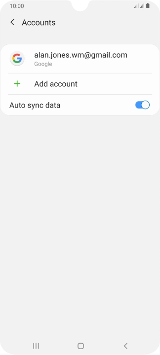 Press the Home key to return to the home screen.