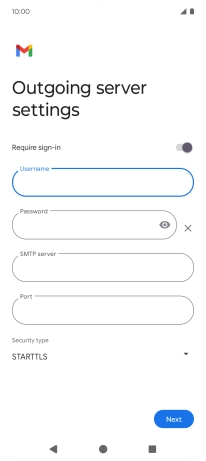 Press the field below 