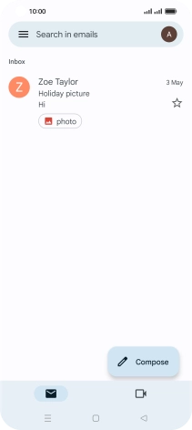 Press the profile icon.