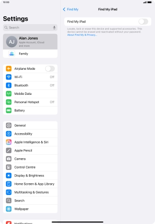 Press the indicator next to Press the indicator next to