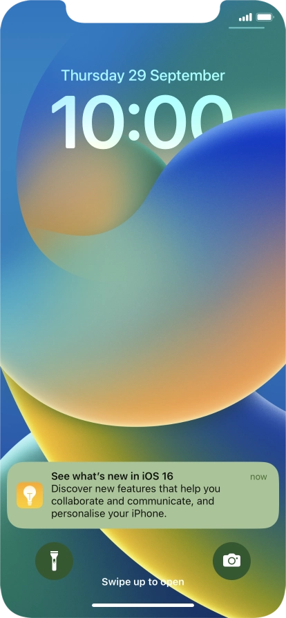 Press the required notification and follow the instructions on the screen to use the selected function.