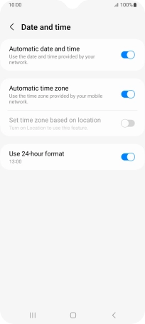 Press the Home key to return to the home screen.