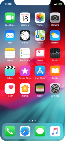 When the battery charging icon is displayed, the battery is charging.