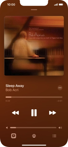 Press arrow right to go to the next audio file.